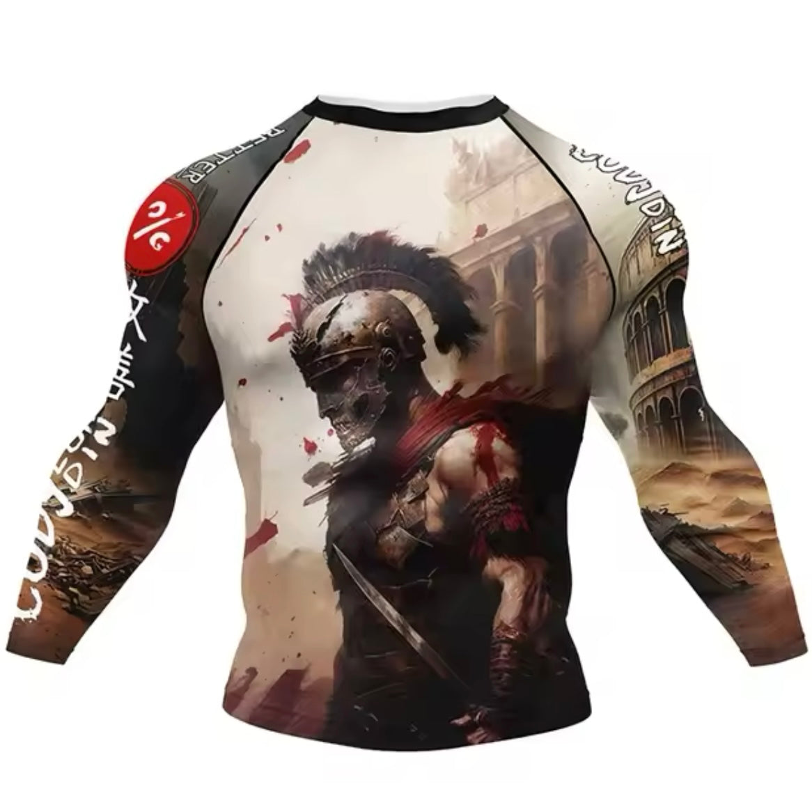 Gladiator Premium BJJ No Gi / MMA Set. Rash Guard, Shorts & Spats