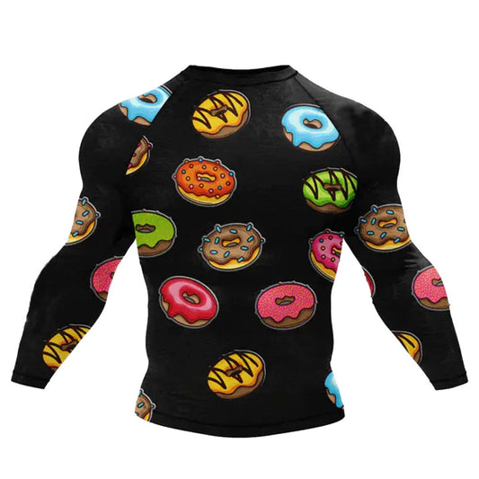Donut Premium Rash Guard - LONG OR SHORT SLEEVE