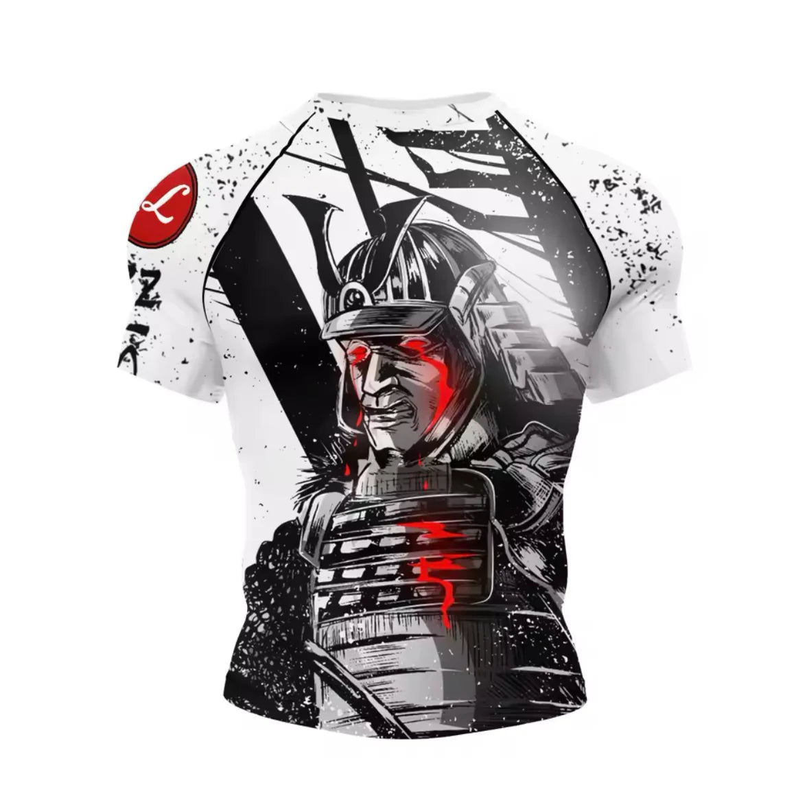 Samurai Warrior Premium BJJ / MMA Rash Guard - LONG & SHORT SLEEVE VARIATIONS