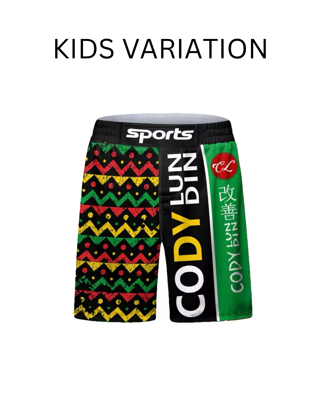 Reggae Premium BJJ No Gi / MMA Set. Rash Guard, Shorts & Spats