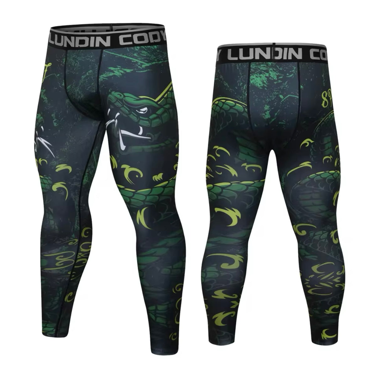 Snake Roller Premium BJJ No Gi / MMA Set. Rash Guard, Shorts & Spats