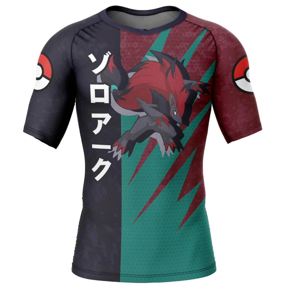 Pokemon Zoroark Premium Short Sleeve Rash Guard