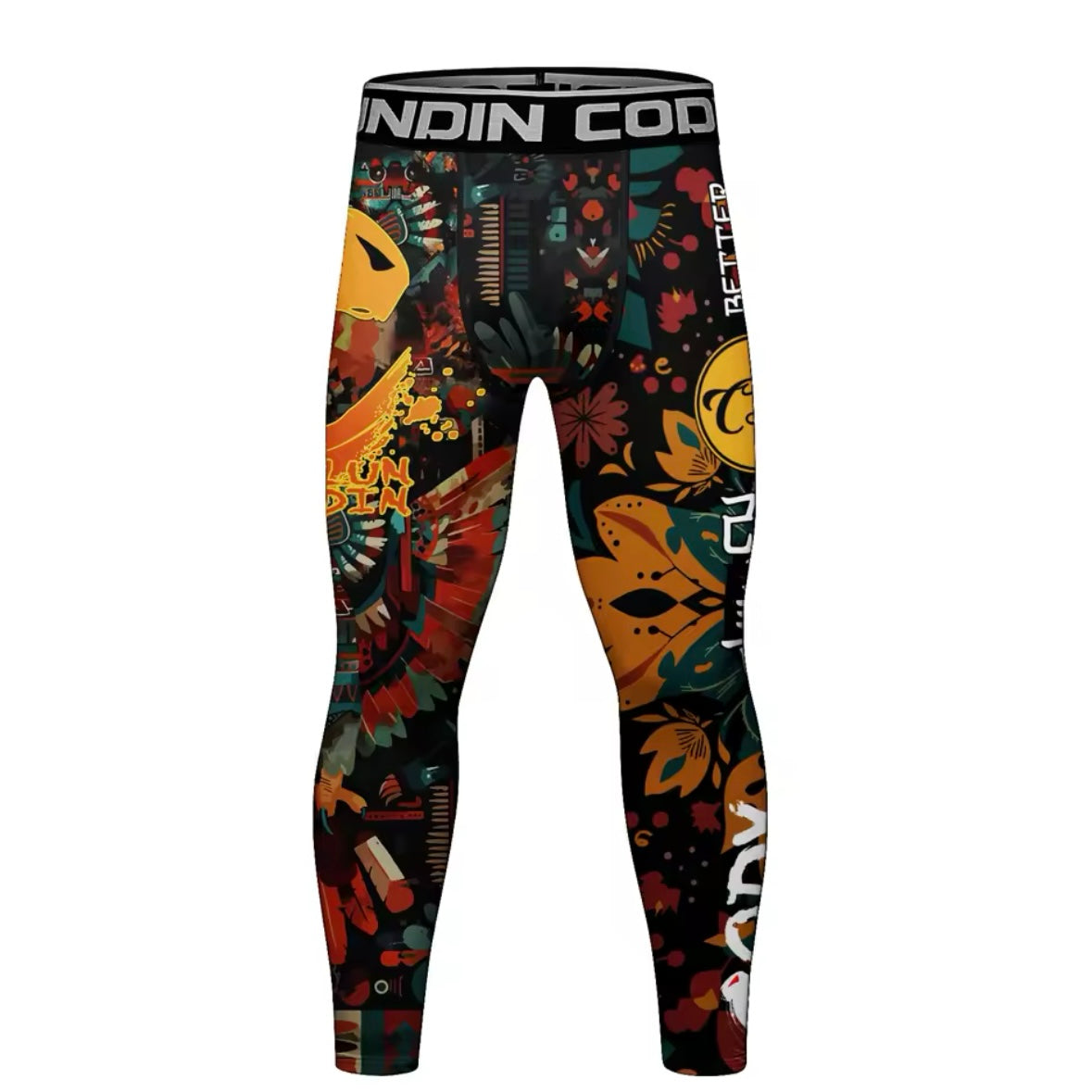 Bird Roller Premium High Neck BJJ No Gi / MMA Set. Rash Guard, Shorts & Spats