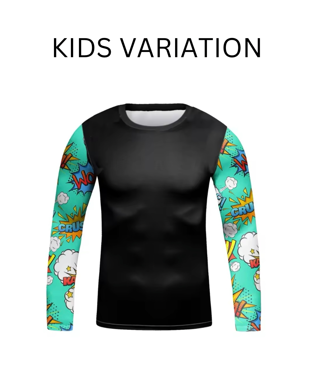 Comic Premium BJJ / MMA Rash Guard - LONG & SHORT SLEEVE VARIATIONS