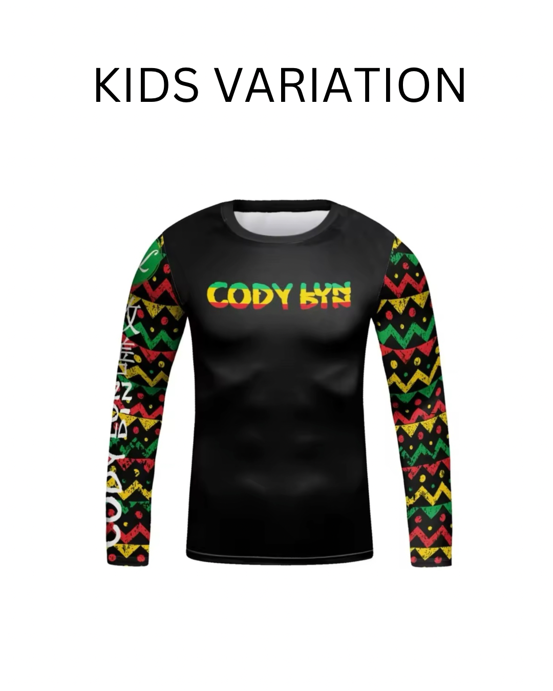 Reggae Premium BJJ No Gi / MMA Set. Rash Guard, Shorts & Spats