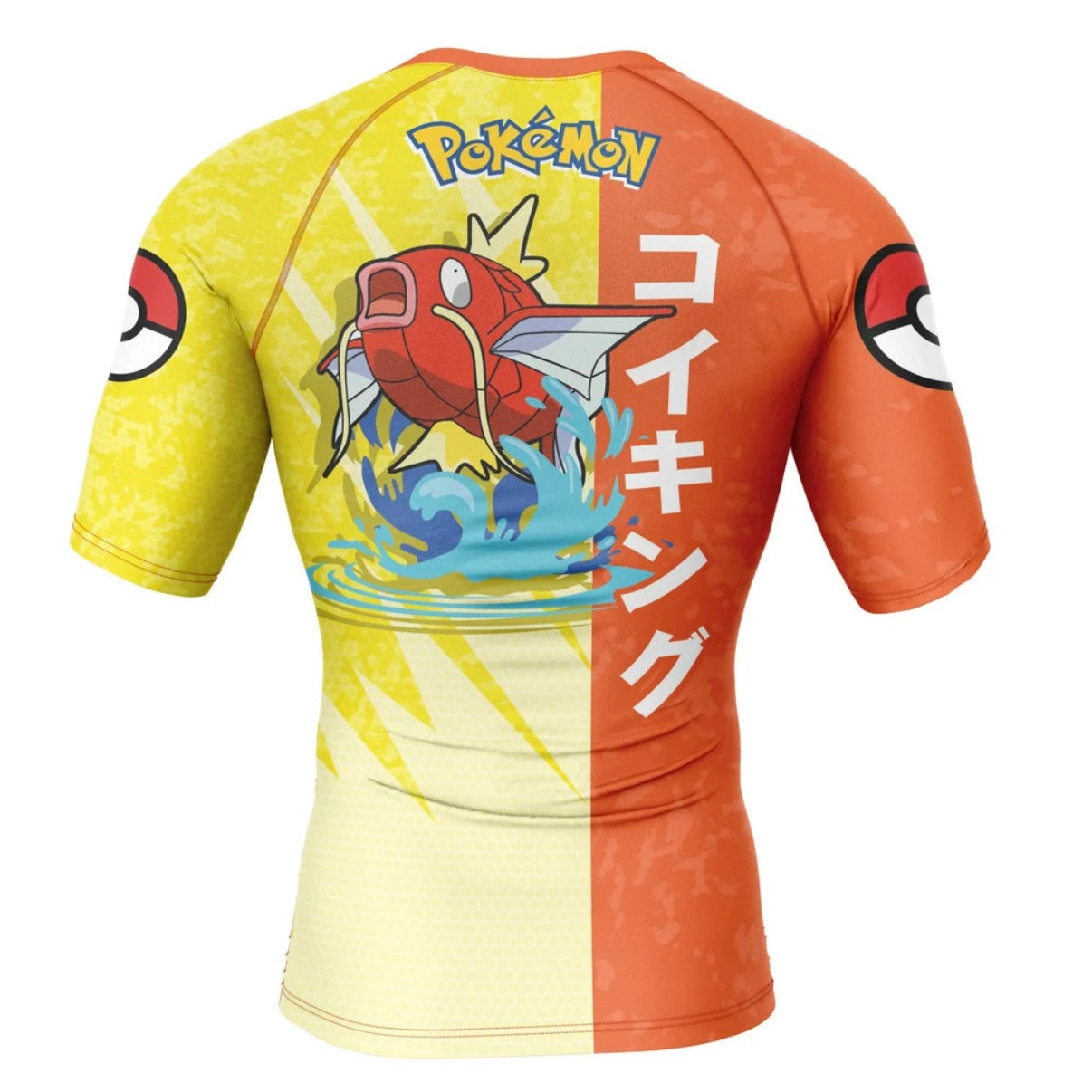 Pokemon Magikarp Splash Premium Short Sleeve Rash Guard