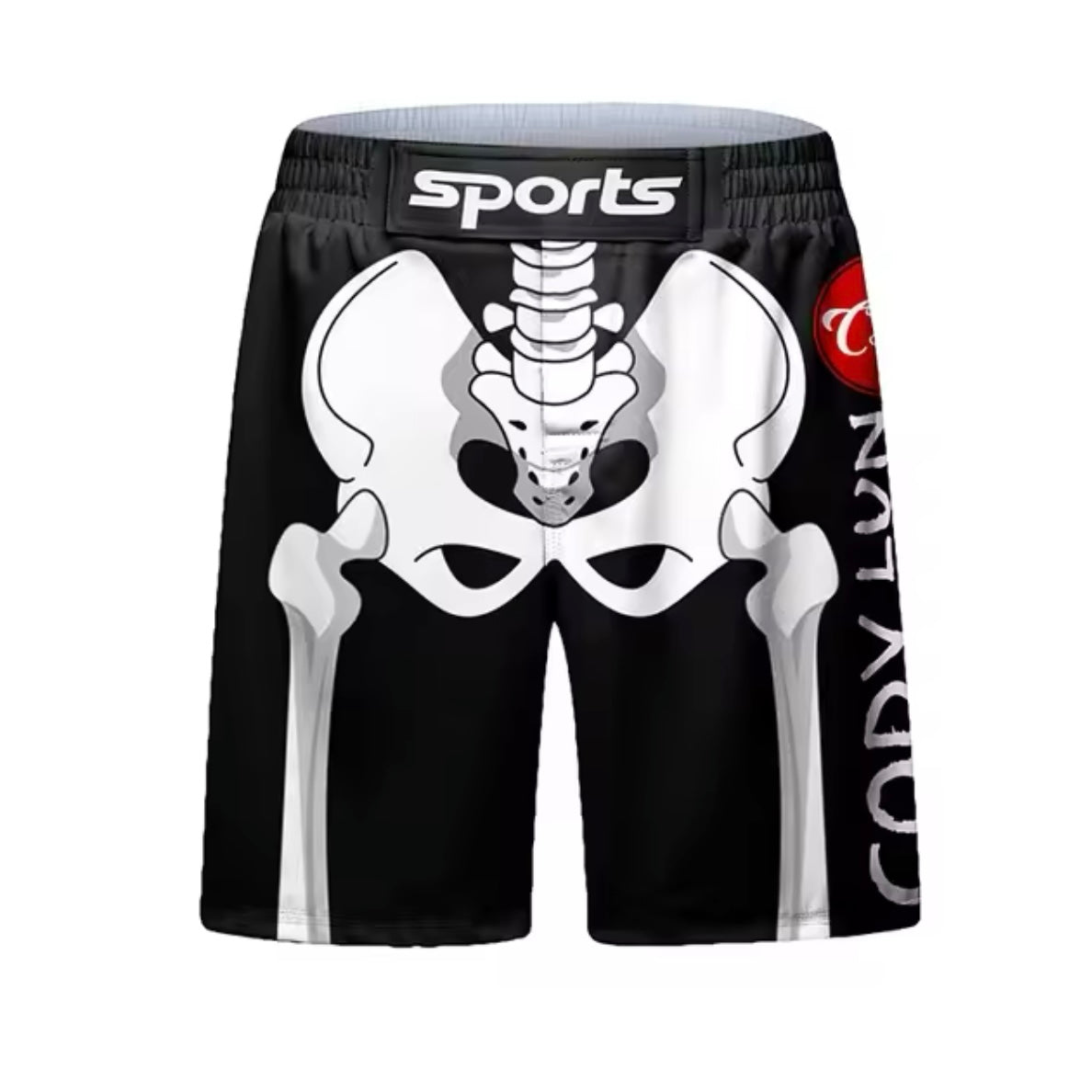 Skeleton Premium BJJ No Gi / MMA Set. Rash Guard, Shorts & Spats