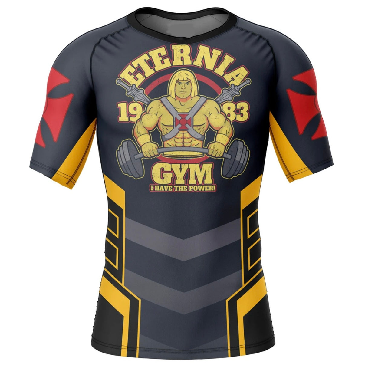 Masters of the Universe He-Man Gym Premium Rash Guard - LONG OR SHORT SLEEVE