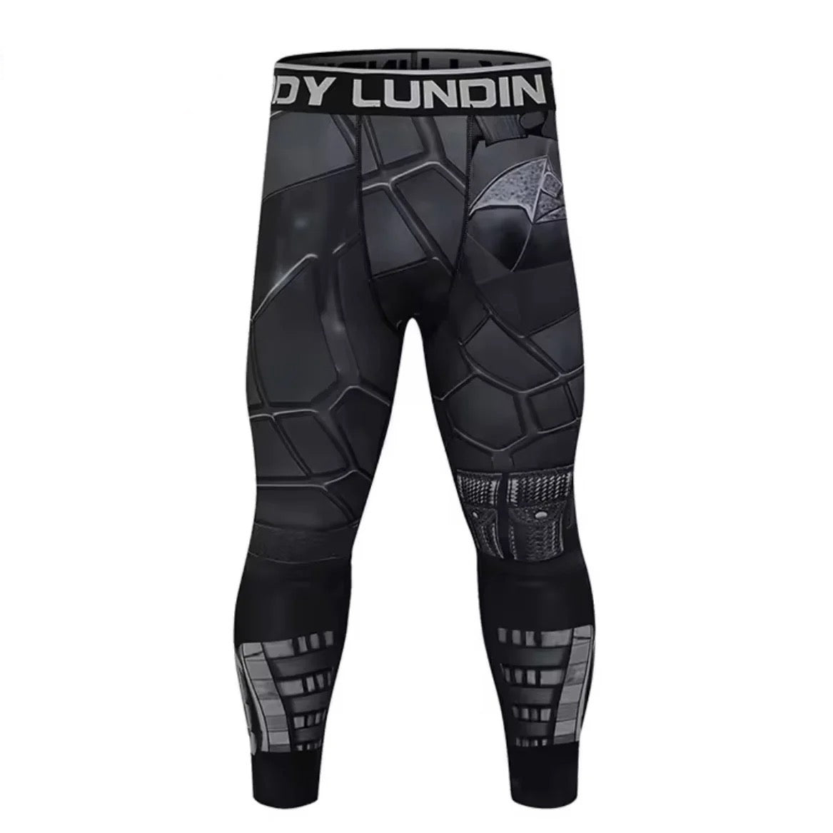 Batman Premium Compression Spats for BJJ, MMA, Wrestling, CrossFit, Yoga, Running, Cycling, and More
