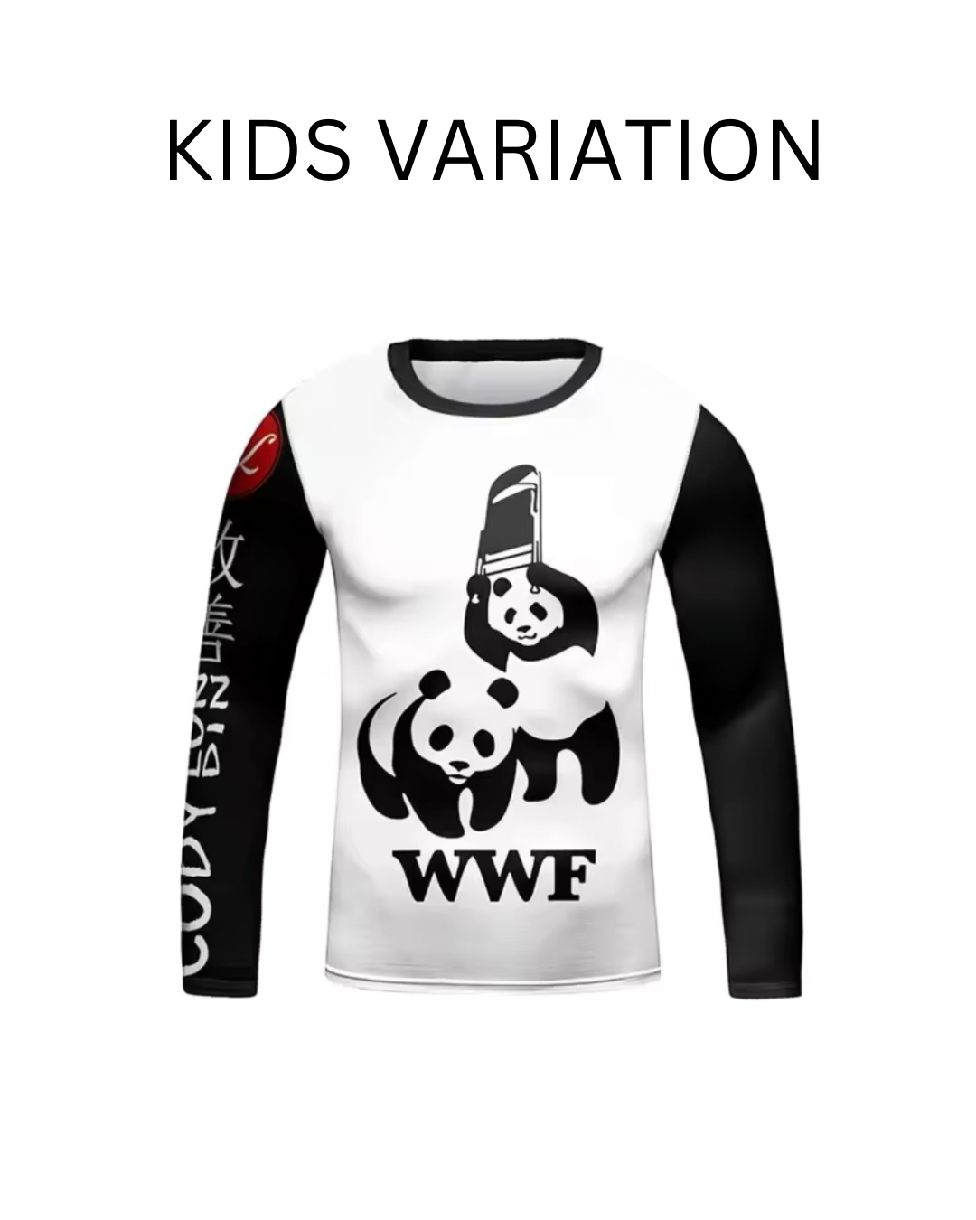WWF Premium BJJ No Gi / MMA Set. Rash Guard, Shorts & Spats