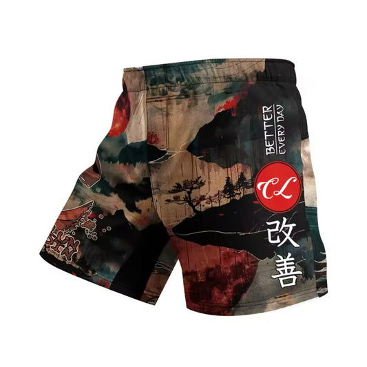 Scenic Roller Premium BJJ No Gi Grappling Shorts