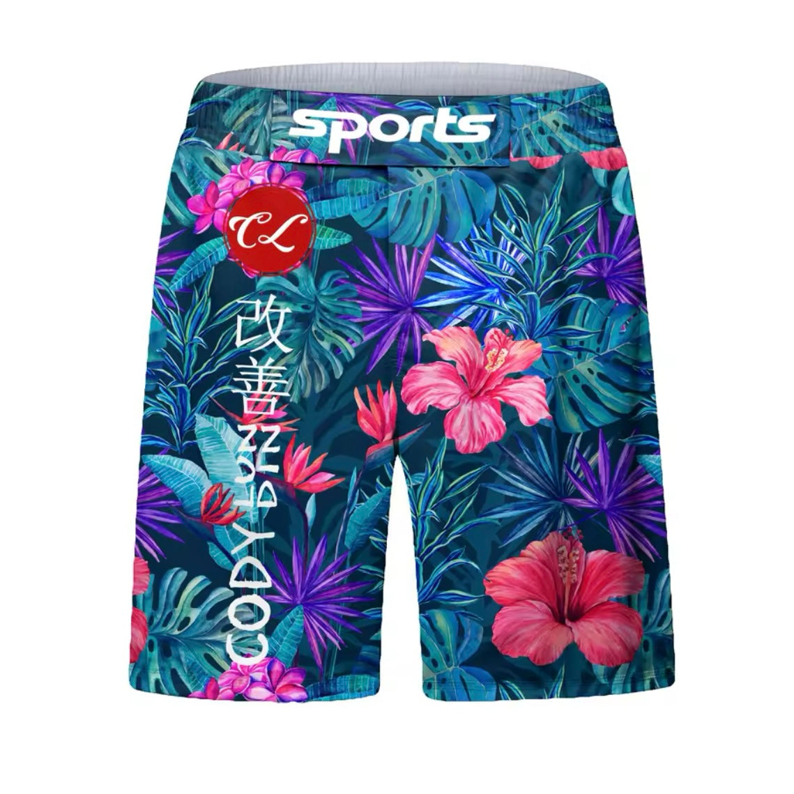 Flower Premium BJJ No Gi / MMA Set. Rash Guard, Shorts & Spats