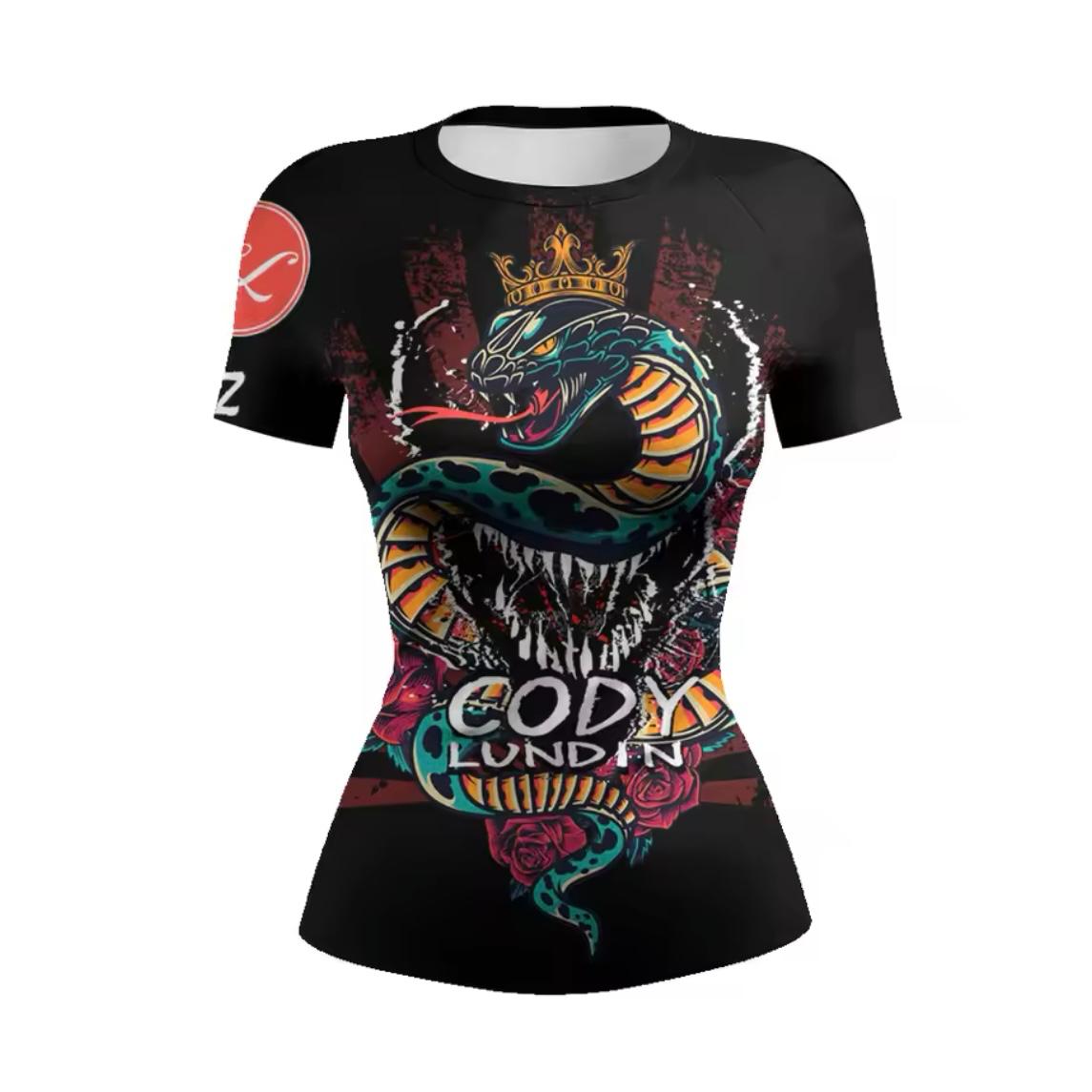 Women’s Snake King Premium BJJ / MMA Rash Guard