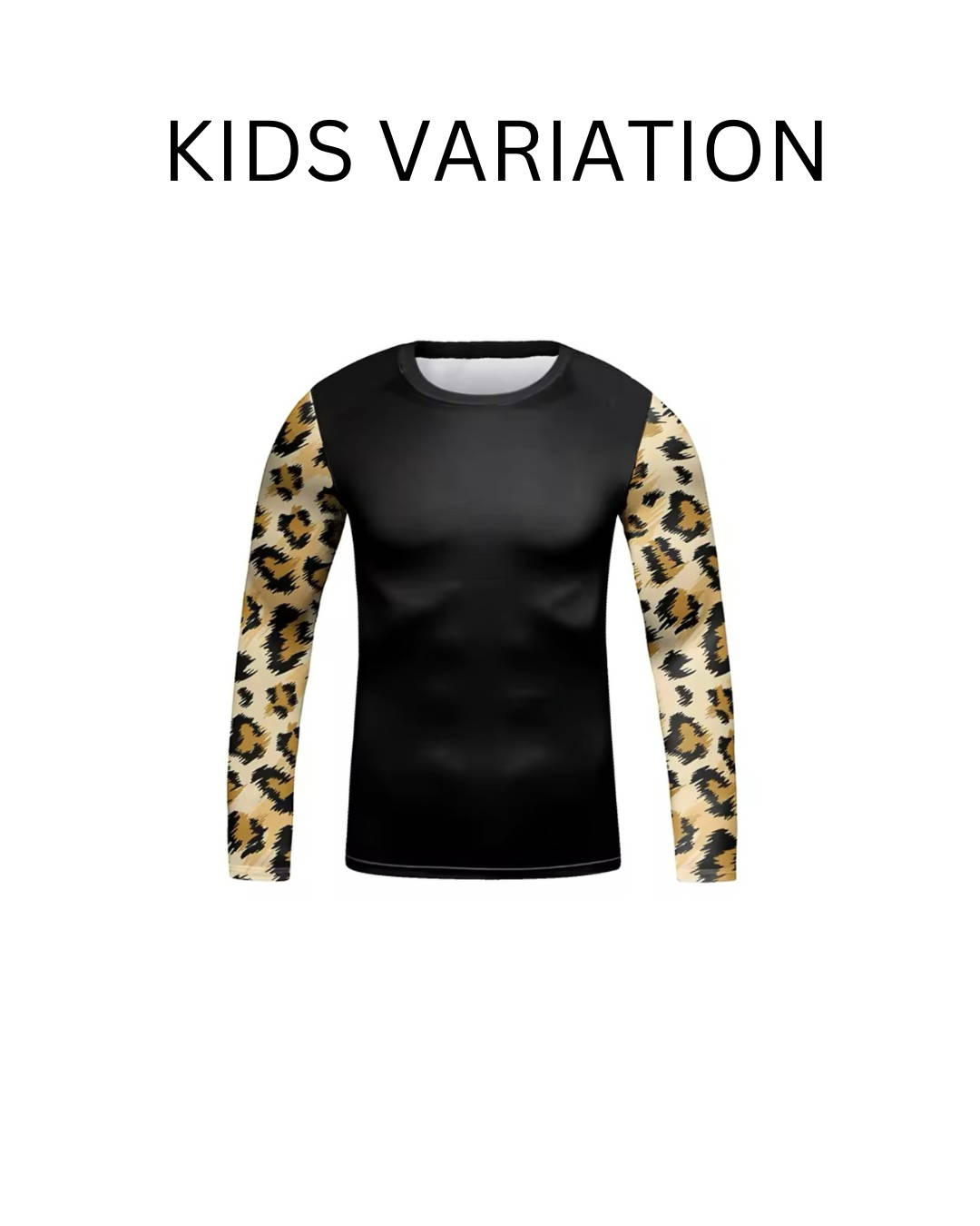 Leopard Premium BJJ / MMA Rash Guard - LONG & SHORT SLEEVE VARIATIONS