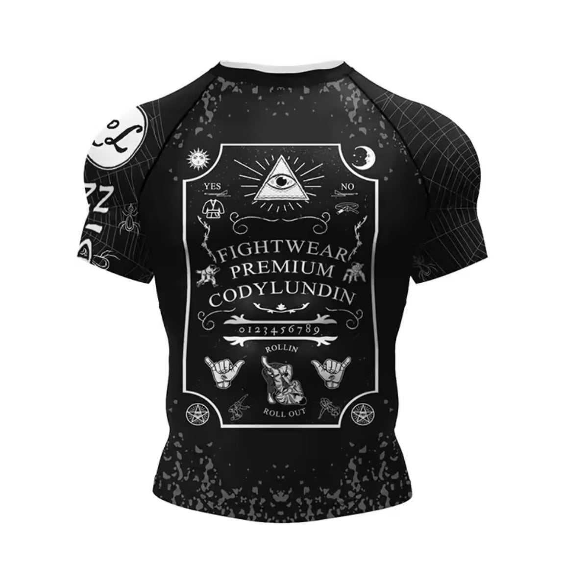 Ouija Premium BJJ No Gi / MMA Set. Rash Guard, Shorts & Spats