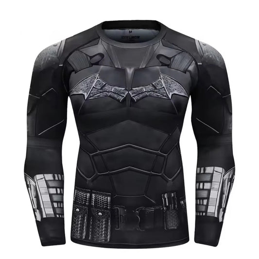 Batman Premium BJJ / MMA Rash Guard - LONG & SHORT SLEEVE VARIATIONS