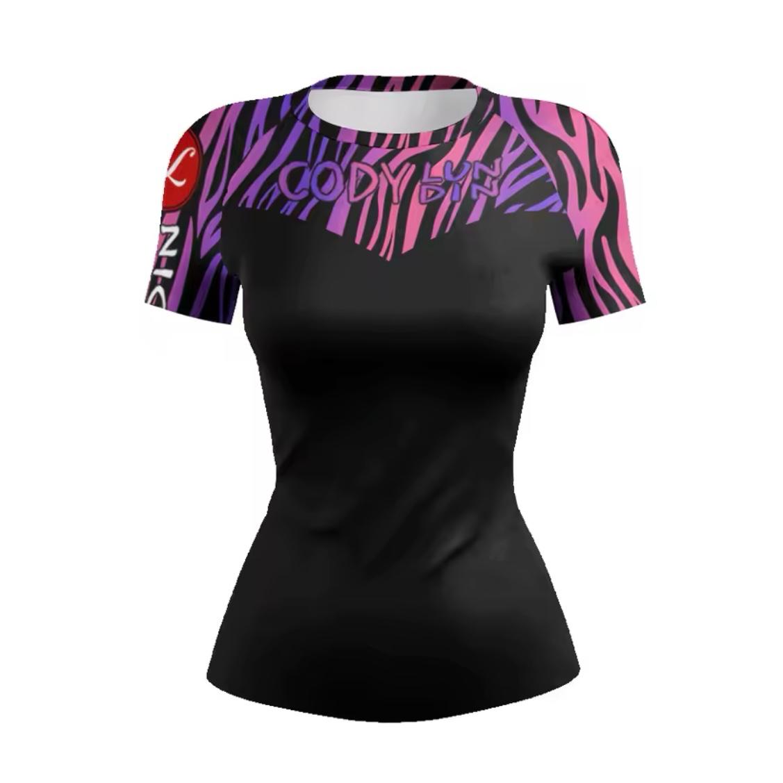 Women’s Purple Haze Premium BJJ / MMA Rash Guard