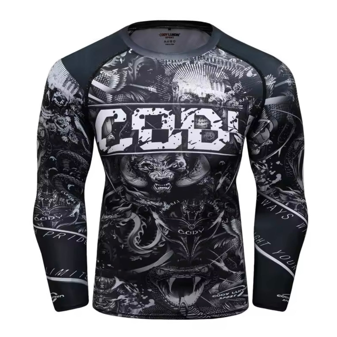 Venom & Death Premium BJJ No Gi / MMA Set. Rash Guard, Shorts & Spats