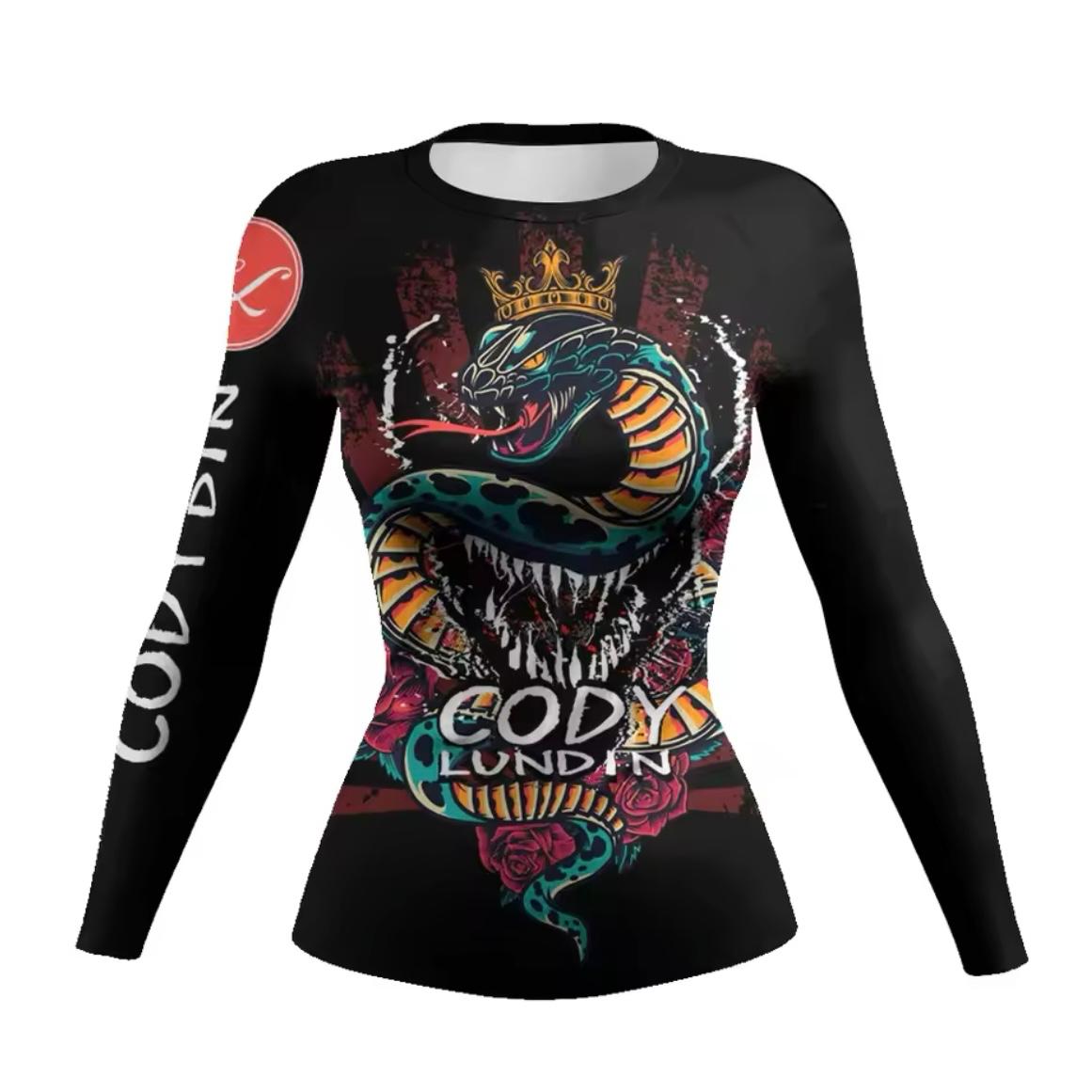 Women’s Snake King Premium BJJ / MMA Rash Guard