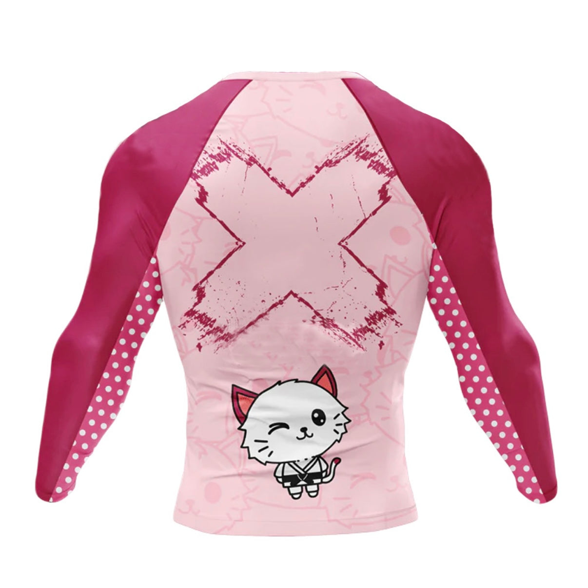 BJJ Cat Premium Rash Guard - LONG OR SHORT SLEEVE