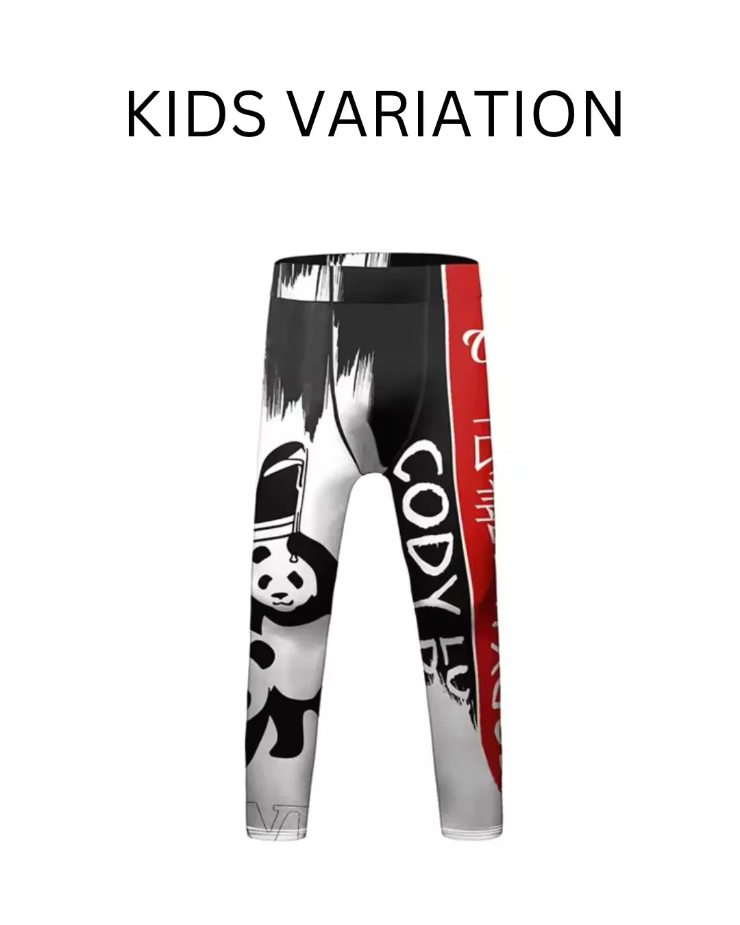 WWF Premium Compression Spats for BJJ, MMA, Wrestling, CrossFit, Yoga, Running, Cycling, and More