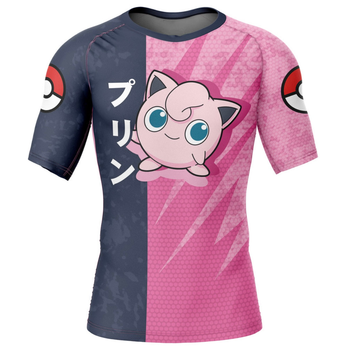 Pokemon Jigglypuff Premium Short Sleeve Rash Guard