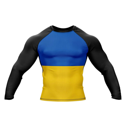 Ukraine (pisati) Premium Rash Guard - LONG OR SHORT SLEEVE