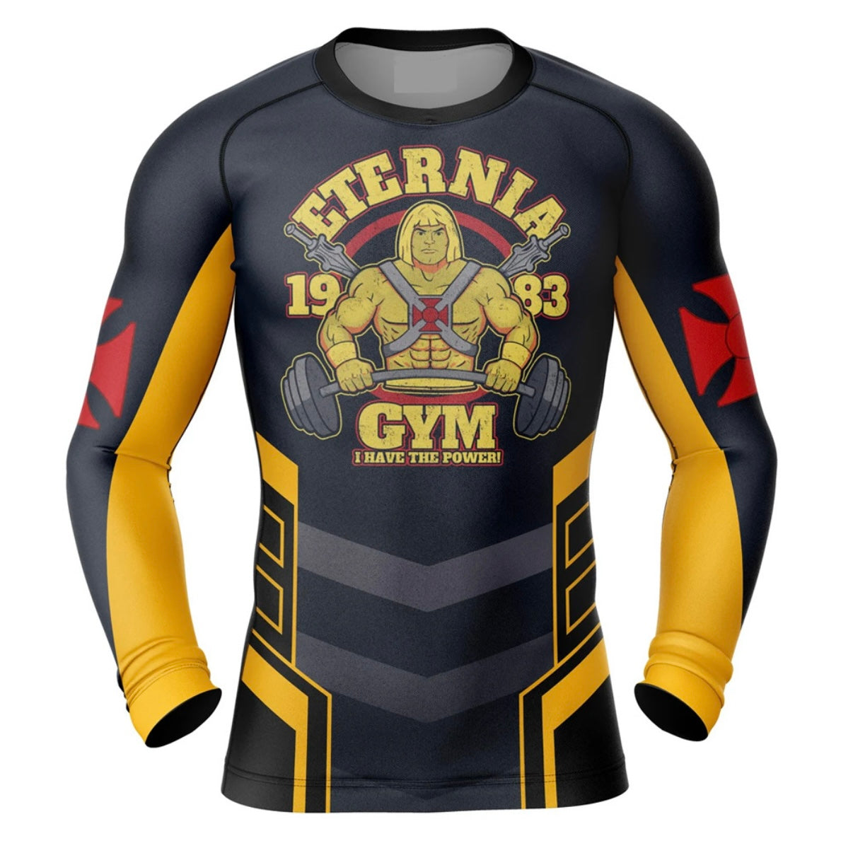 Masters of the Universe He-Man Gym Premium Rash Guard - LONG OR SHORT SLEEVE