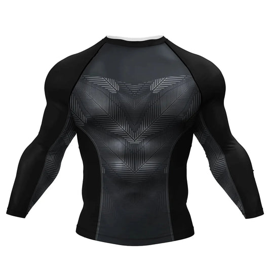 Dark Premium BJJ / MMA Compression Rash Guard - LONG & SHORT SLEEVE VARIATIONS