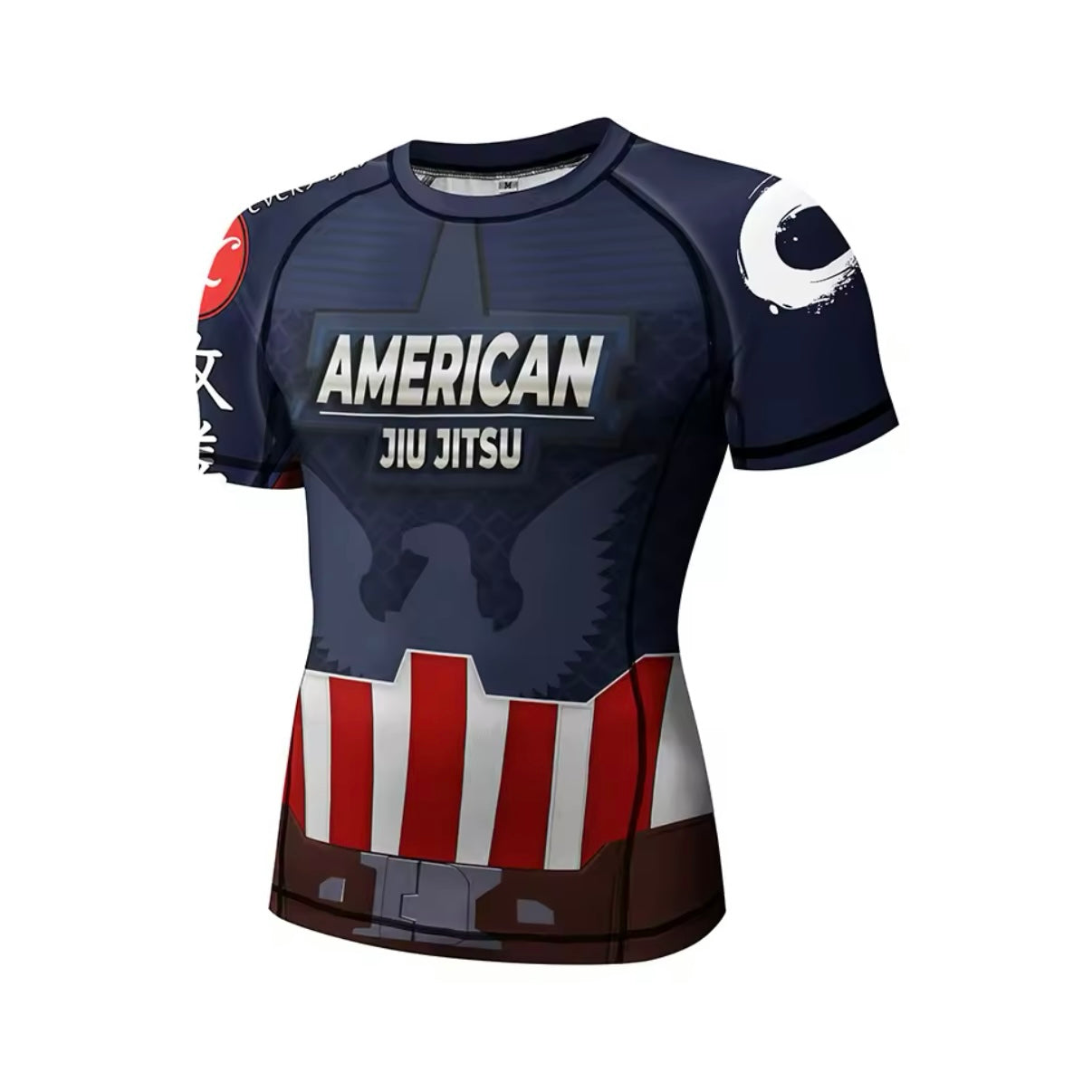 American Jiu Jitsu Premium BJJ No Gi / MMA Set. Rash Guard, Shorts & Spats