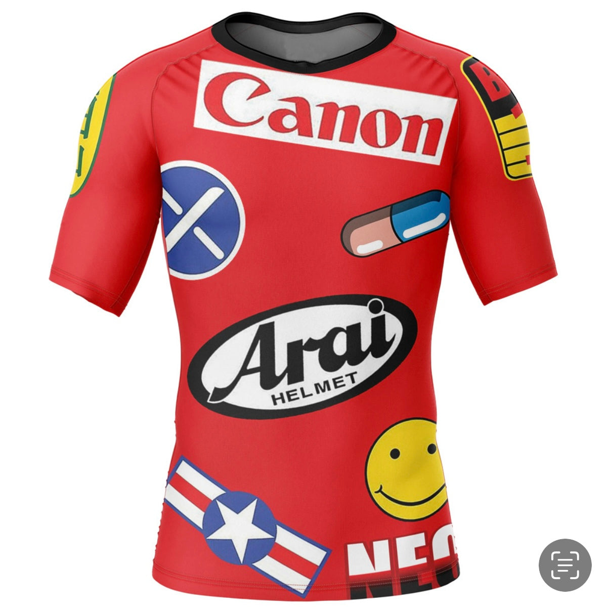 Akira Kaneda Bike Decals Premium Rash Guard - LONG OR SHORT SLEEVE