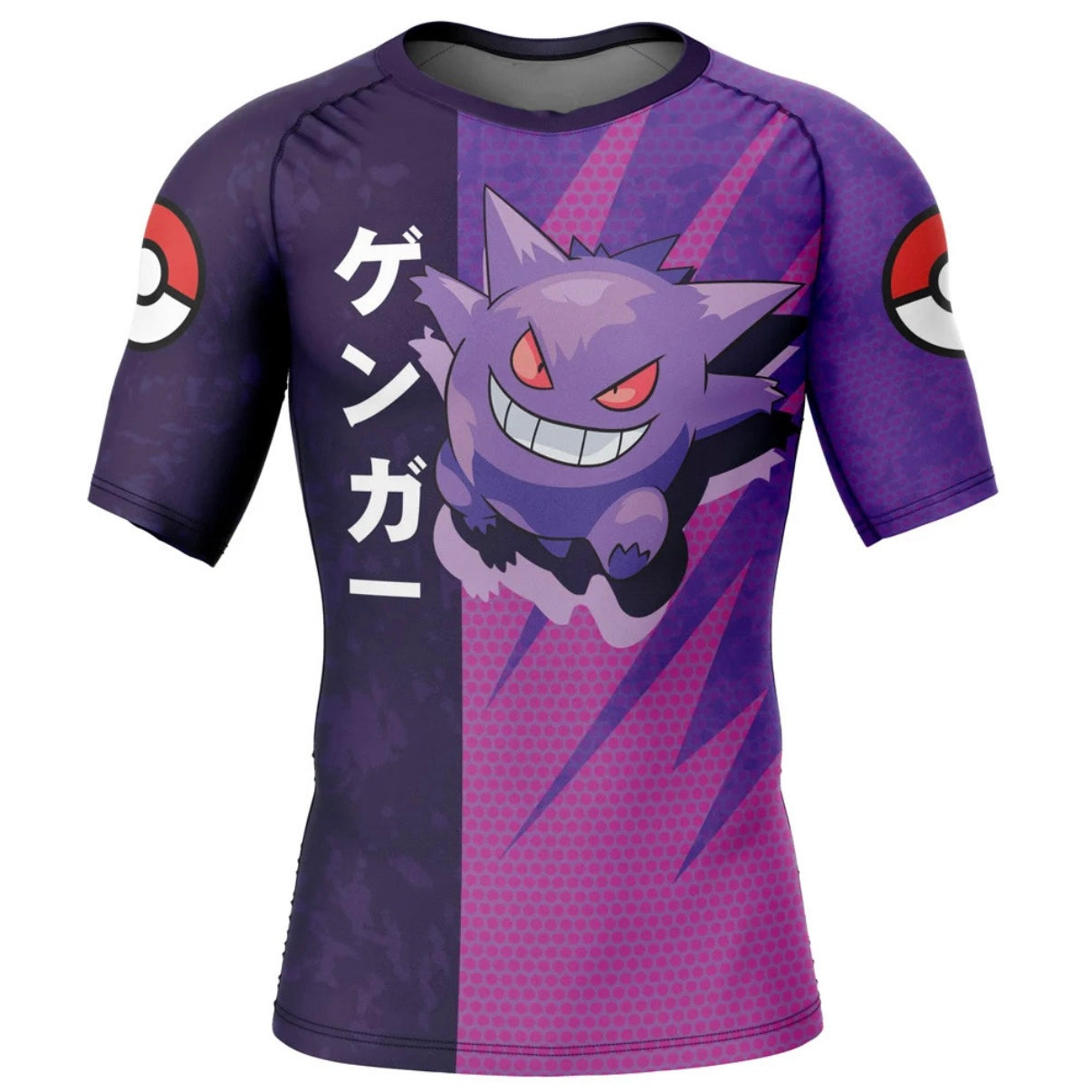 Pokemon Gengar Premium Short Sleeve Rash Guard