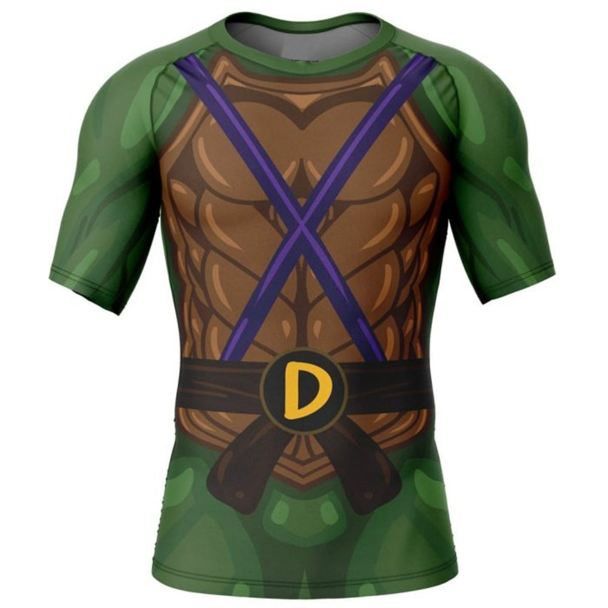 Teenage Mutant Ninja Turtle Donatello Premium Short Sleeve Rash Guard