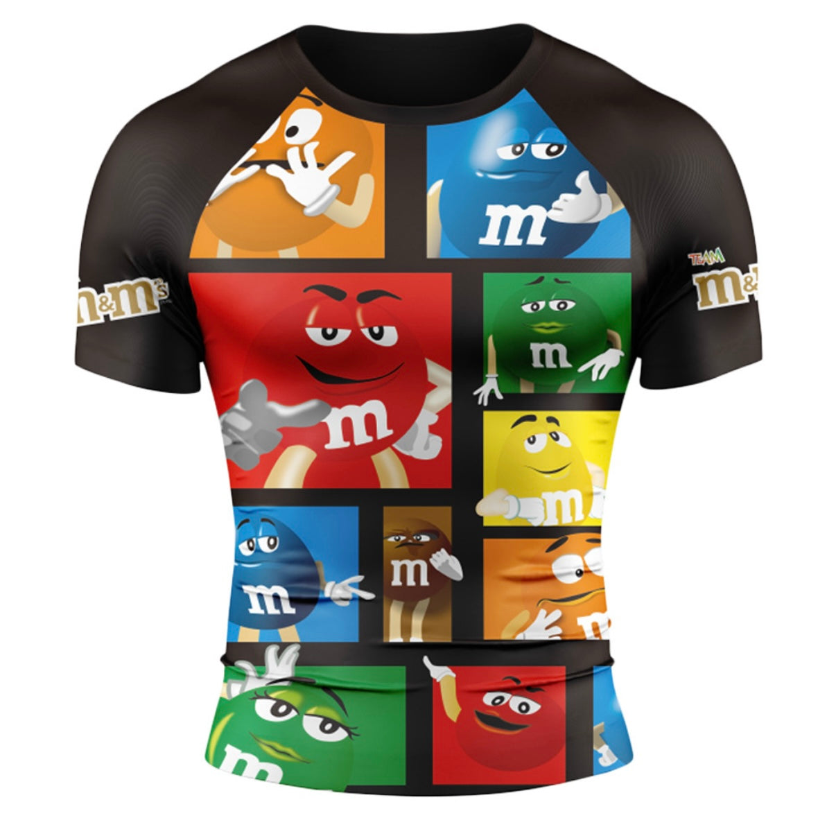M&Ms Premium Short Sleeve Rash Guard