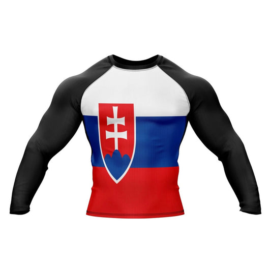 Slovakia (Slovensko) Premium Rash Guard - LONG OR SHORT SLEEVE