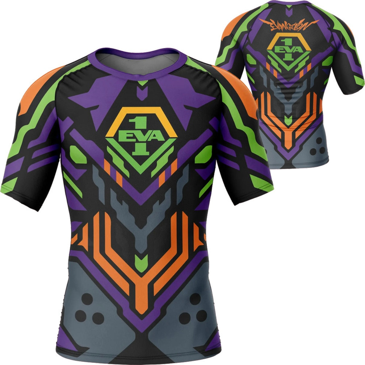 Evangelion Eva 01 Premium Rash Guard - LONG OR SHORT SLEEVE