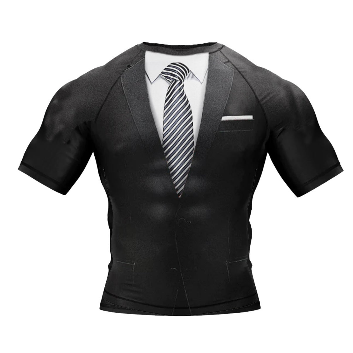 Tuxedo Suit Premium Rash Guard - LONG OR SHORT SLEEVE