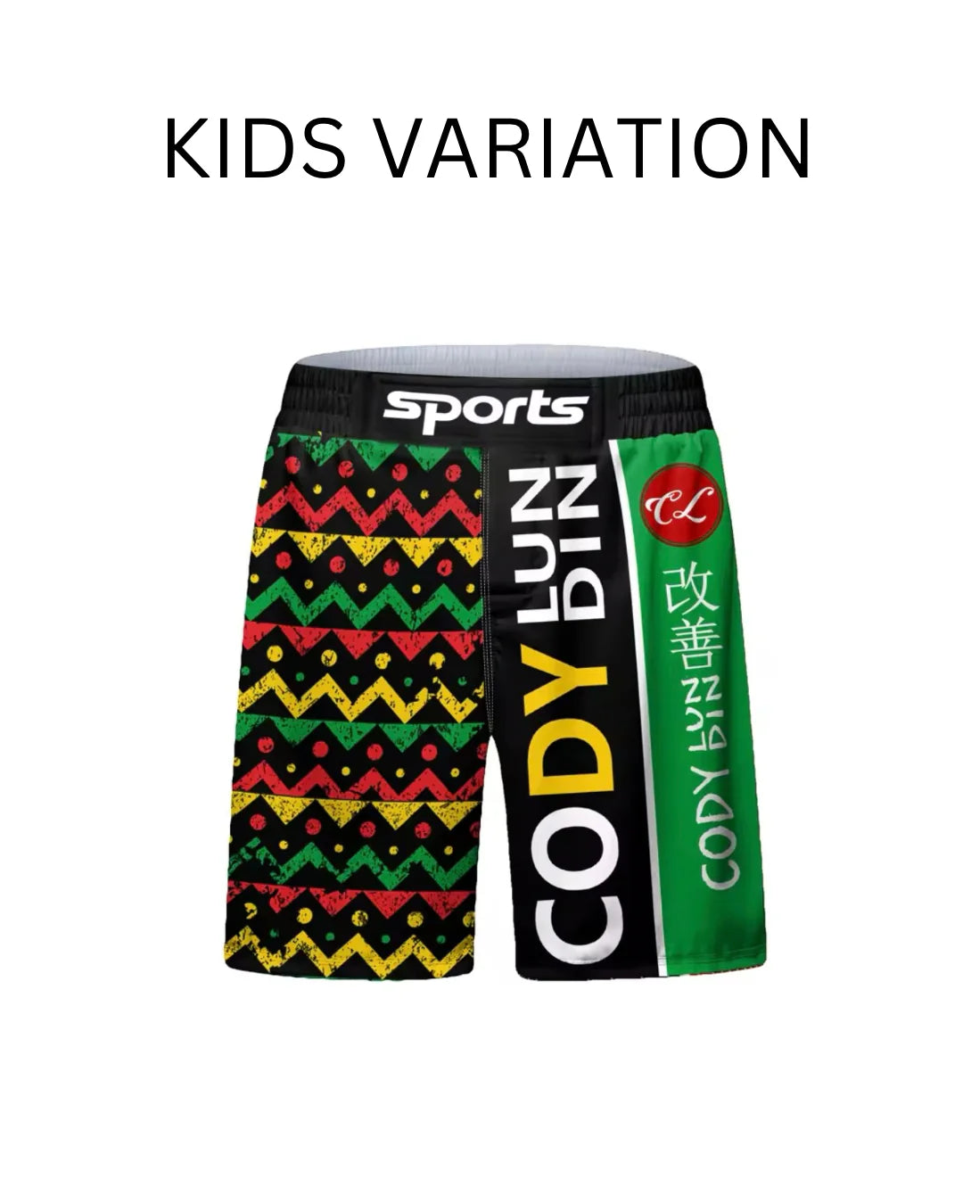 Reggae Premium BJJ No Gi / MMA Grappling Shorts