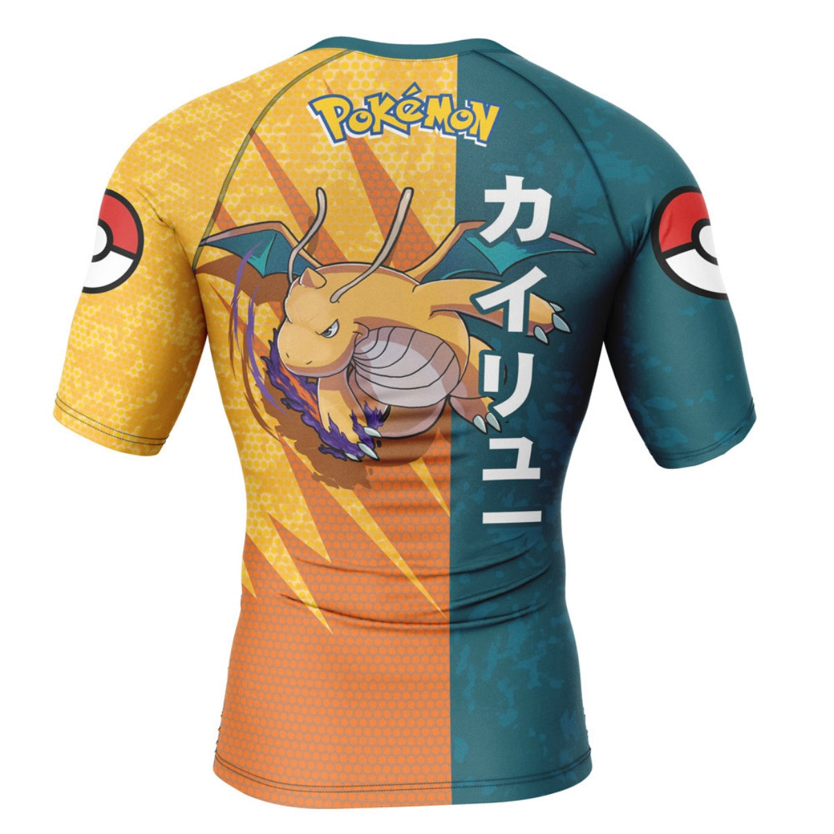 Pokemon Dragonite Premium Short Sleeve Rash Guard
