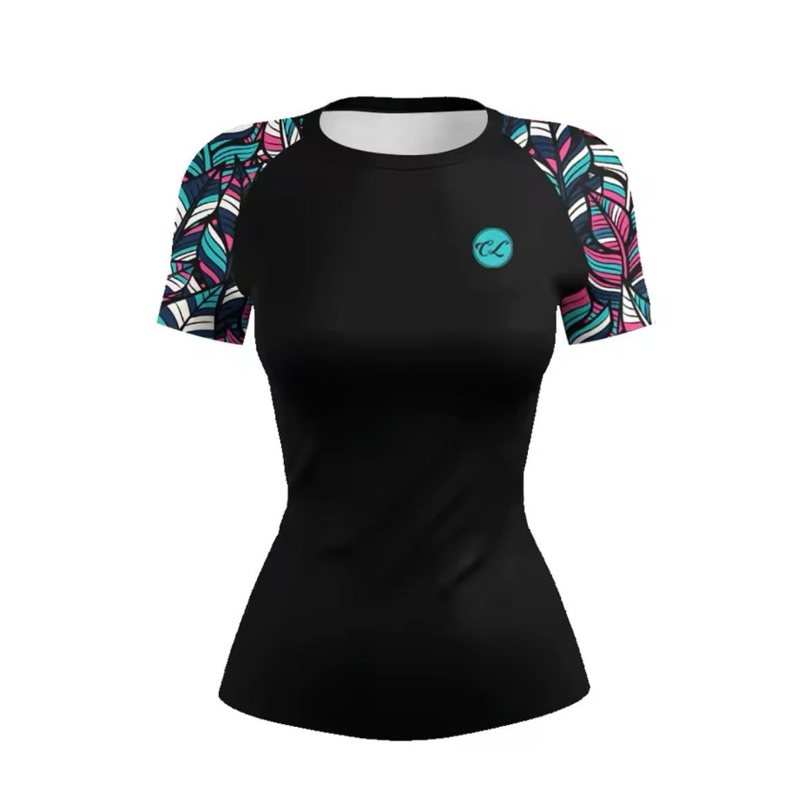 Women’s Colourful Roller Premium BJJ / MMA Rash Guard