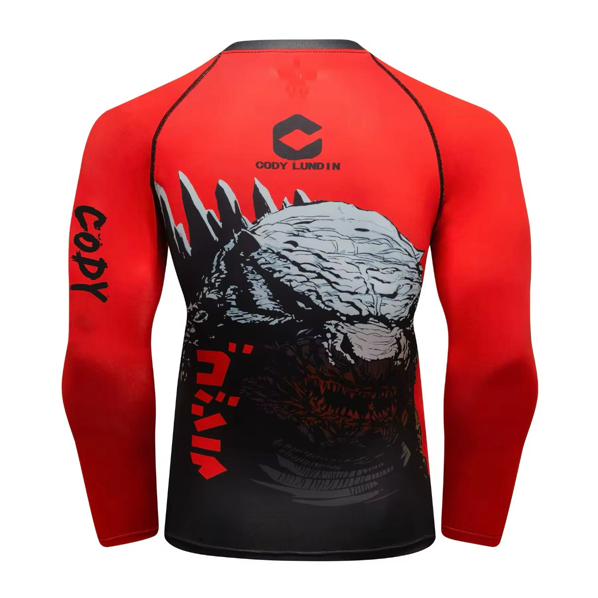 Godzilla Premium BJJ No Gi / MMA Set. Rash Guard, Shorts & Spats