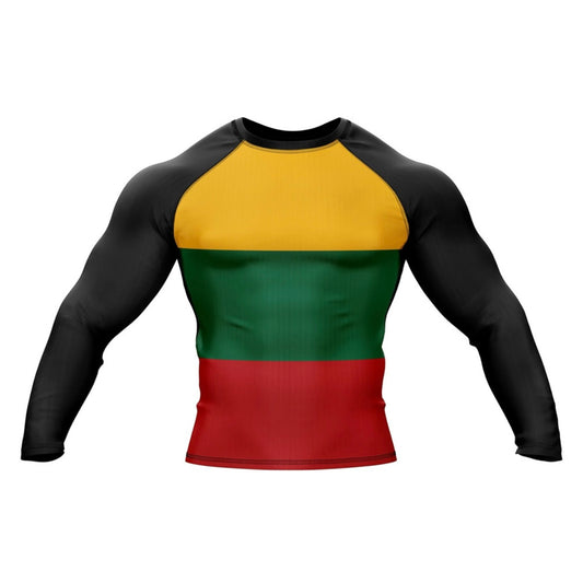 Lithuania (Lietuva) Premium Rash Guard - LONG OR SHORT SLEEVE