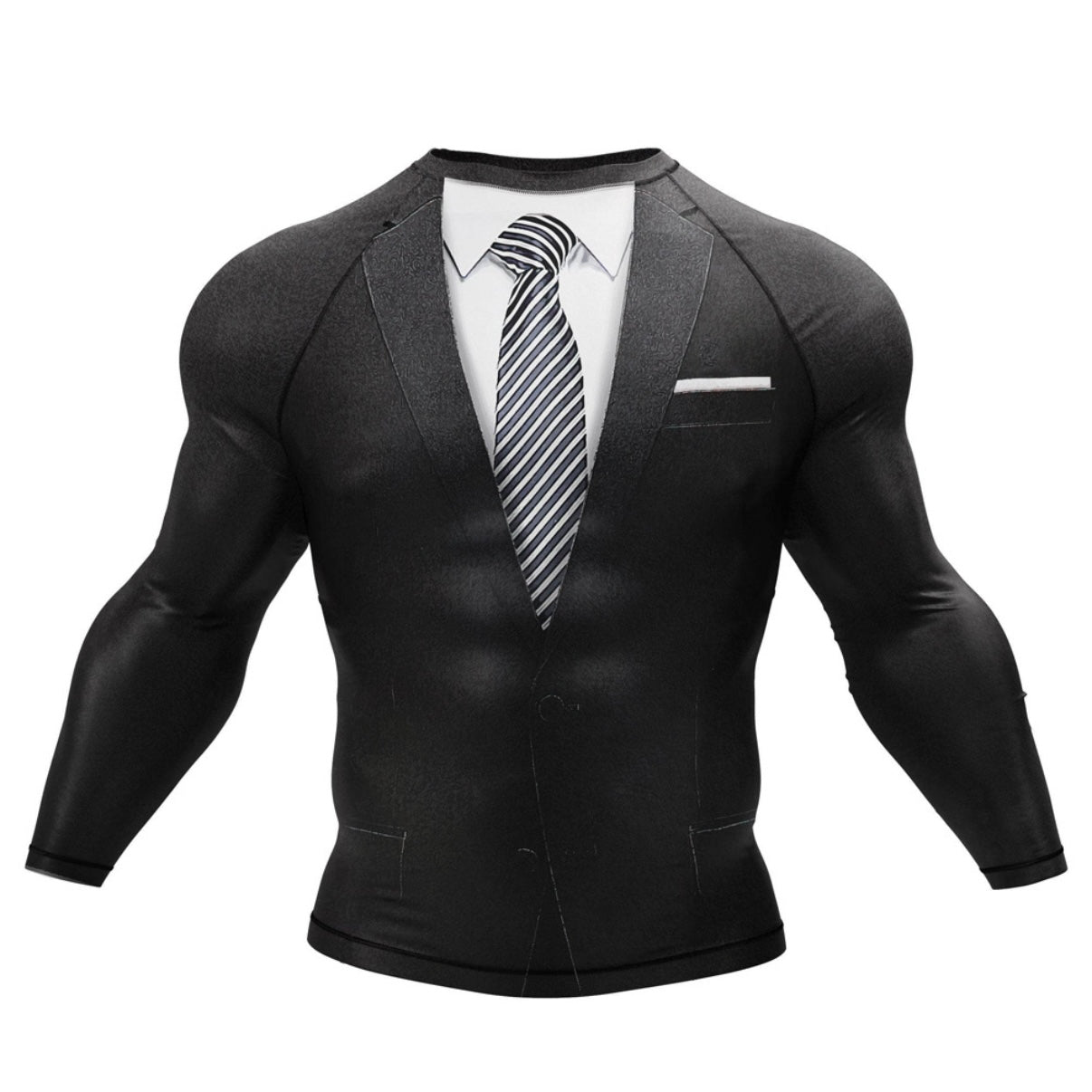 Tuxedo Suit Premium Rash Guard - LONG OR SHORT SLEEVE