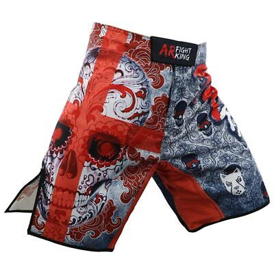 Red Cross Skull Premium MMA Grappling Shorts