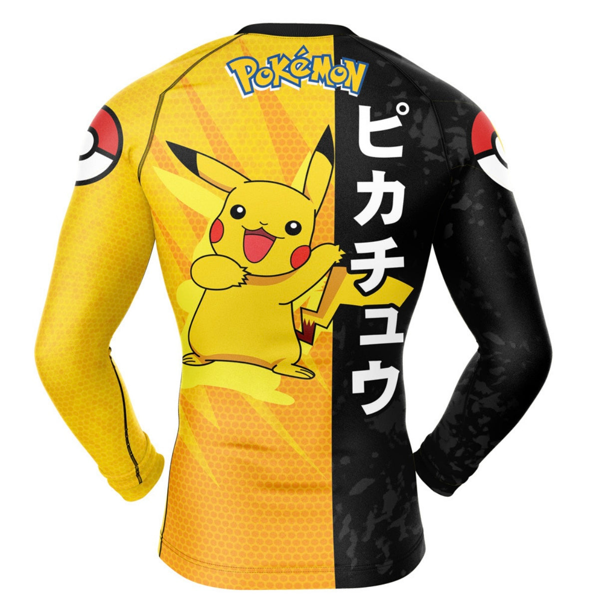 Pokemon Pikachu Thunder Premium Rash Guard - LONG OR SHORT SLEEVE