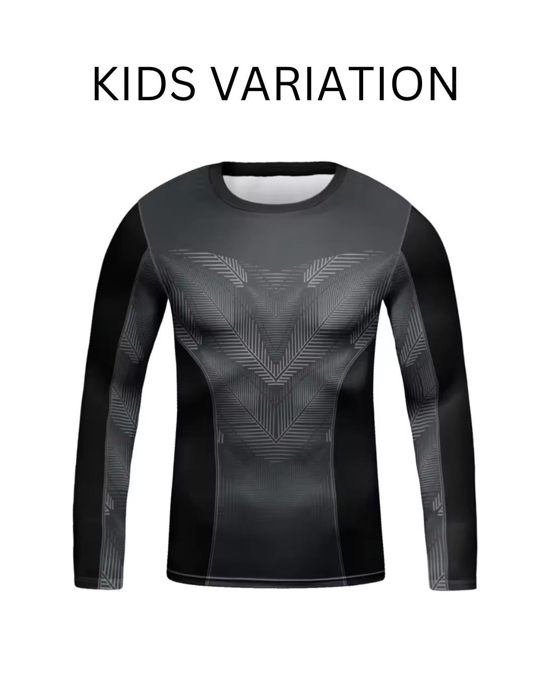 Dark Premium BJJ / MMA Compression Rash Guard - LONG & SHORT SLEEVE VARIATIONS