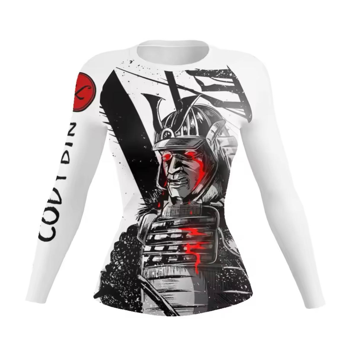 Women’s Samurai Warrior Premium BJJ / MMA Rash Guard