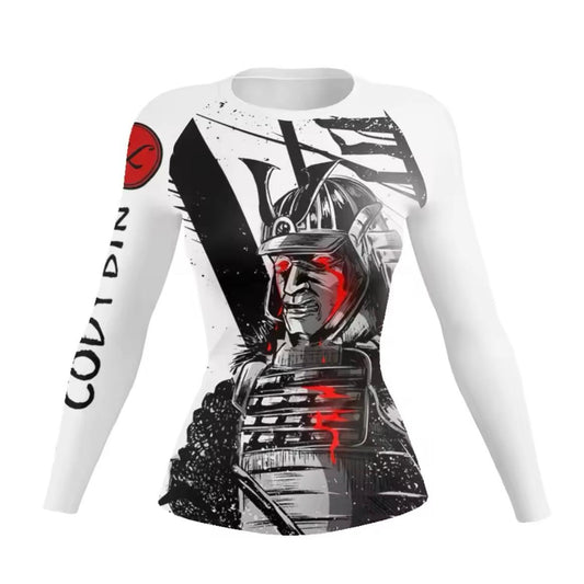 Women’s Samurai Warrior Premium BJJ / MMA Rash Guard
