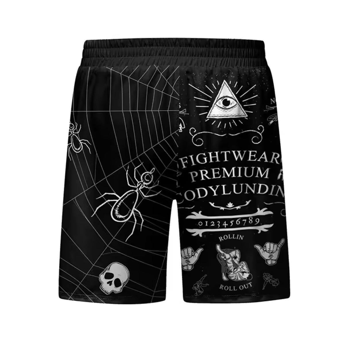 Ouija Premium BJJ No Gi / MMA Set. Rash Guard, Shorts & Spats
