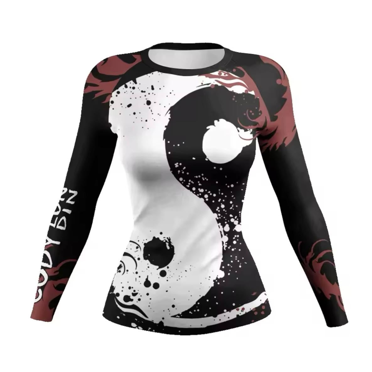 Women’s Yin Yang Premium BJJ / MMA Rash Guard